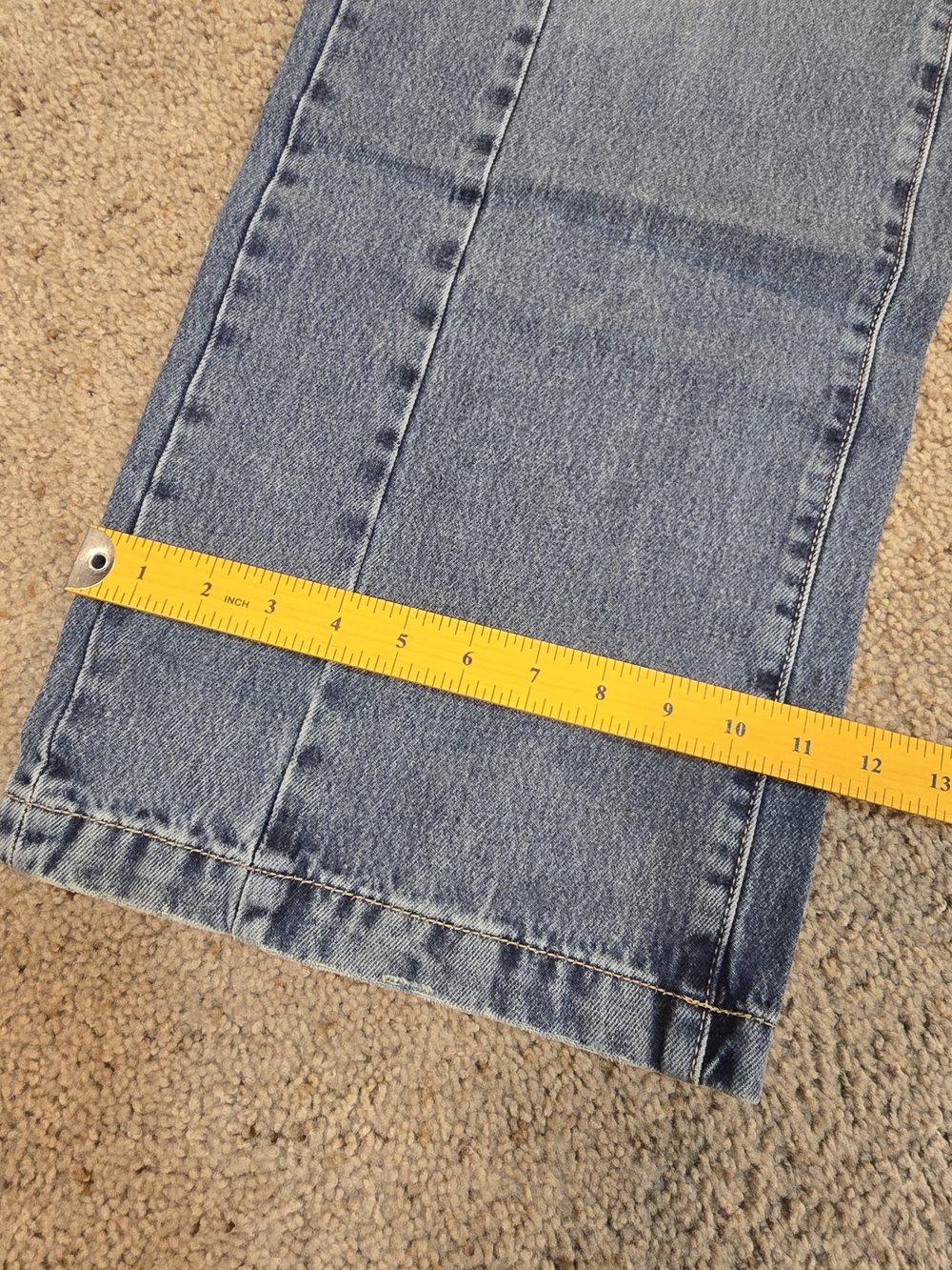 🔥 NWT Hidden Jeans Nori Wide Leg Front Seam Denim - Size 25 🔥 - Picture 12 of 15